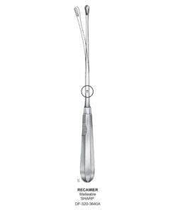Recamier Uterine Curettes , Malleable, Sharp, Fig.4, 11Mm 31Cm (SS-320-3640A)
