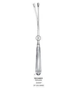 Recamier Uterine Curettes , Malleable, Sharp, Fig.15, 35Mm 34.5Cm (SS-320-3648D)