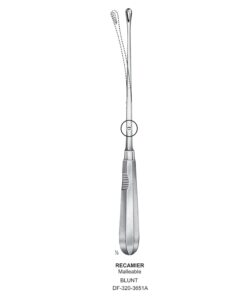 Recamier Uterine Curettes , Malleable, Blunt, Fig.1, 7Mm 30.5Cm (SS-320-3651A)
