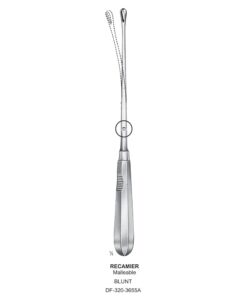Recamier Uterine Curettes , Malleable, Blunt, Fig.5, 12Mm 31.5Cm (SS-320-3655A)
