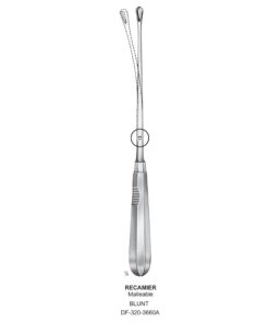 Recamier Uterine Curettes , Malleable, Blunt, Fig.10, 20Mm 32Cm (SS-320-3660A)