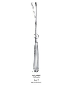 Recamier Uterine Curettes , Malleable, Blunt, Fig.16, 40Mm 35Cm (SS-320-3662E)