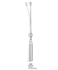 Sims Uterine Curettes , Malleable, Sharp, Fig.00, 5Mm 30Cm (SS-320-3663A)