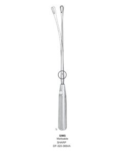 Sims Uterine Curettes , Malleable, Sharp, Fig.0, 5Mm 30.5Cm (SS-320-3664A)