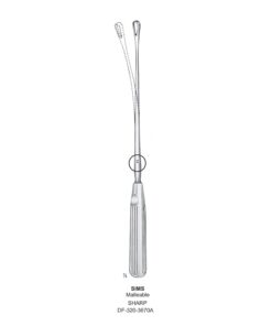 Sims Uterine Curettes , Malleable, Sharp, Fig.6, 14Mm 31.5Cm (SS-320-3670A)