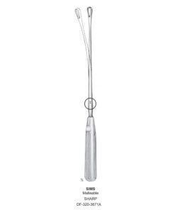 Sims Uterine Curettes , Malleable, Sharp, Fig.7, 15Mm 32Cm (SS-320-3671A)