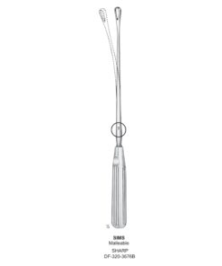 Sims Uterine Curettes , Malleable, Sharp, Fig.13, 25Mm 34Cm (SS-320-3676B)