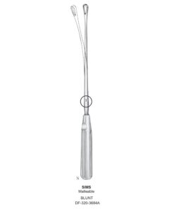 Sims Uterine Curettes , Malleable, Blunt, Fig.6, 14Mm 31.5Cm (SS-320-3684A)