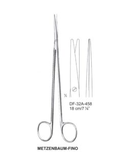Metzenbaum-Fino Dissecting Scissors, Str, 18Cm  (SS-32A-458)