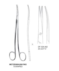 Metzenbaum-Fino Dissecting Scissors, S-Shaped, 20Cm  (SS-32A-462)