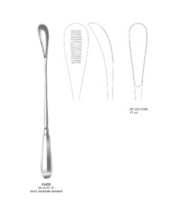 Cuzzi Placenta Scoop, Blunt, Back Serrated, 17Cm (SS-331-3765)