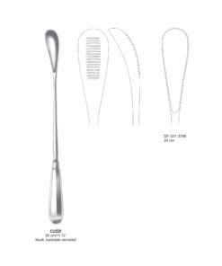 Cuzzi Placenta Scoop, Blunt, Back Serrated, 20Cm (SS-331-3766)