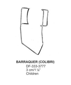 Barraquer (Colibri) Eye Specula,3Cm,Children  (SS-333-3777)