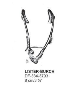 Lister-Burch Eye Specula,8Cm  (SS-334-3793)