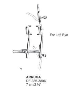 Arruga  Eye Specula,7Cm,For Left Eye  (SS-336-3806)