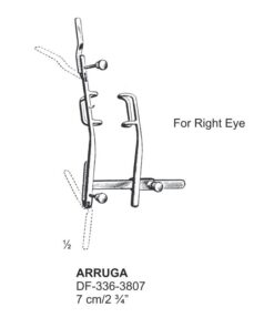 Arruga  Eye Specula,7Cm,For Right Eye  (SS-336-3807)