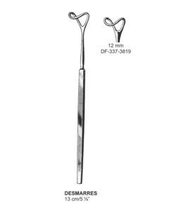 Desmarres Lid Retractors Fenestrated, 12Mm, 13Cm  (SS-337-3819)