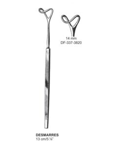 Desmarres Lid Retractors Fenestrated, 14Mm, 13Cm  (SS-337-3820)