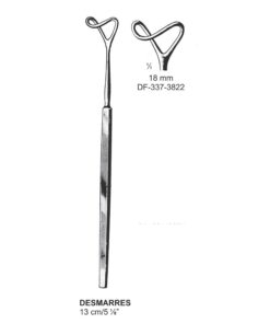 Desmarres Lid Retractors Fenestrated, 18Mm, 13Cm  (SS-337-3822)