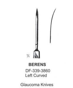 Berens Glaucoma Knives Left Cvd  (SS-339-3860)