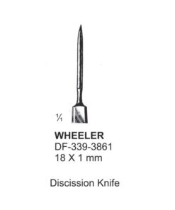 Wheeler Dissection Knife, 18 X 1Mm  (SS-339-3861)