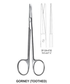 Groney (Toothed) Dissecting Scissors, Str, 19.5Cm (SS-33A-473D)