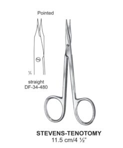 Stevens (Tenotomy) Scissors, Str, Pointed, 11.5Cm  (SS-34-480)
