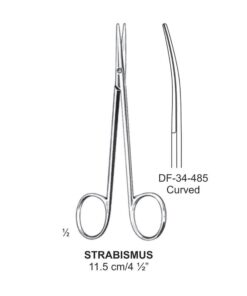 Strabismus Fine Operating Scissors, Cvd, 11.5Cm  (SS-34-485)