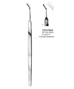 Troutman, Corneal Dissector, 9 Cm  (SS-342-3903)