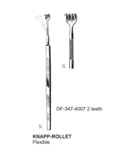 Knapp-Rollet Retractors, 2 Teeth, Flexible (SS-347-4007)