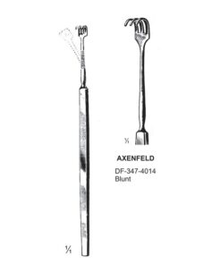 Axenfeld Hooks For Extirpation Of The Lachrymal Gland, Blunt, 3 Prong (SS-347-4014)