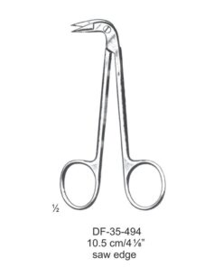 Scissors, Saw Edge, 10.5Cm  (SS-35-494)