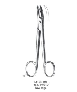 Scissors, Saw Edge, 15.5Cm  (SS-35-495)