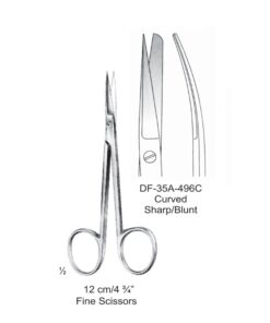 Fine Operating Scissors, Cvd, Sh-Bl, 12Cm (SS-35A-496C)