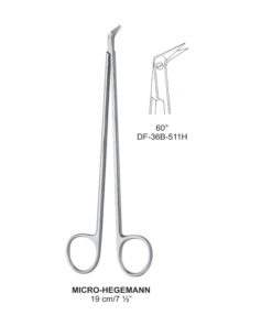 Micro-Hegemann Vascular Scissors 60°, 19Cm  (SS-36B-511H)