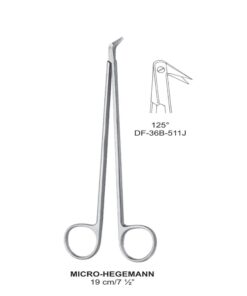 Micro-Hegemann Vascular Scissors 125°, 19Cm  (SS-36B-511J)