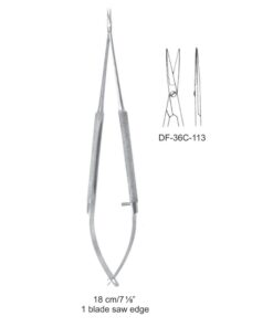 Micro Scissors, Str, 18Cm  (SS-36C-113)