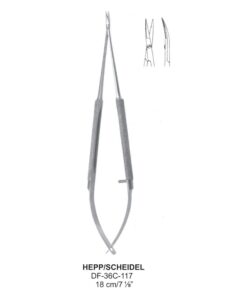 Hepp/Scheidel Micro Scissors, Cvd, 18Cm  (SS-36C-117)