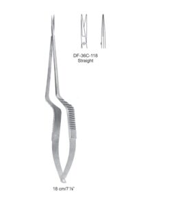 Micro Scissors, Str, 18Cm (SS-36C-118)