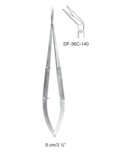 Micro Scissors, Angled, 9Cm (SS-36C-140)