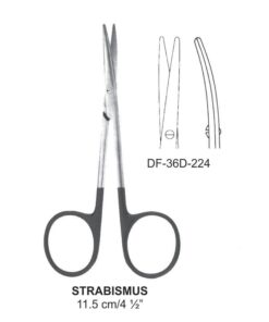 Strabismus Supercut Scissors, Cvd, 11.5Cm (SS-36D-224)