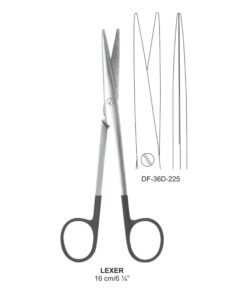 Lexer Supercut Scissors, Str, 16Cm (SS-36D-225)