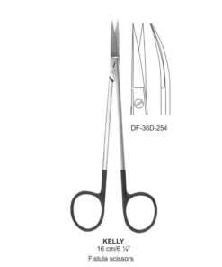 Kelly Supercut (Fistula) Scissors, Cvd, 16Cm (SS-36D-254)