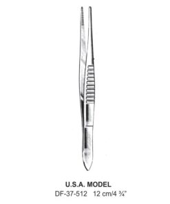 U.S.A. Model Dressing Forceps, 12Cm   (SS-37-512)