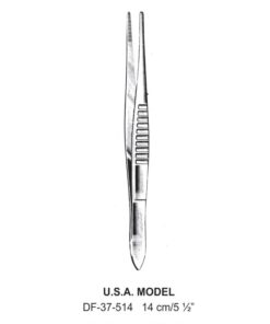 U.S.A. Model Dressing Forceps, 14Cm   (SS-37-514)