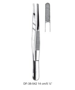 Dressing Forceps, Cross Serrated, 14Cm  (SS-38-542)