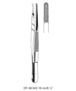 Dressing Forceps, Cross Serrated, 16Cm  (SS-38-543)