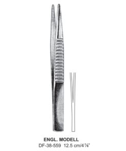 Engl-Modell Dressing Forceps, 12.5Cm  (SS-38-559)
