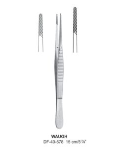 Waugh Dressing Forceps, Str, Cross Serrated, 15Cm (SS-40-578)