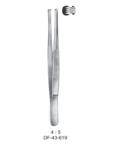 Standard Tissue Forceps, Str, 4:5 Teeth, 13Cm (SS-43-619)